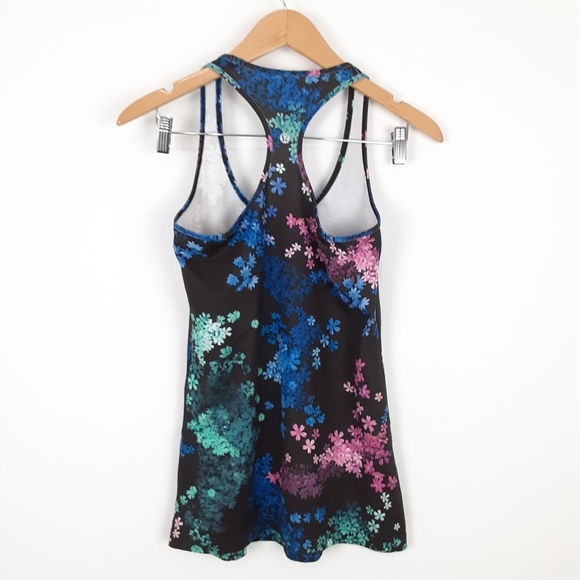 Lululemon Cool Racerback Tank In Floral Print Size 4 - Picture 7 of 8
